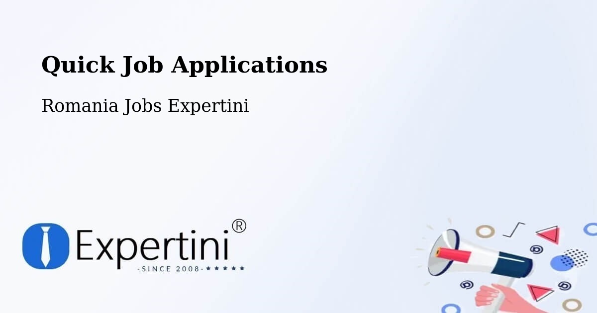 Quick Apply Feature – Corunca - Romania Jobs Expertini