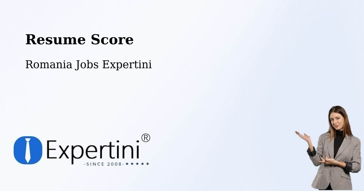Resume Score & Job Description Match Tool – Corunca - Romania Jobs Expertini