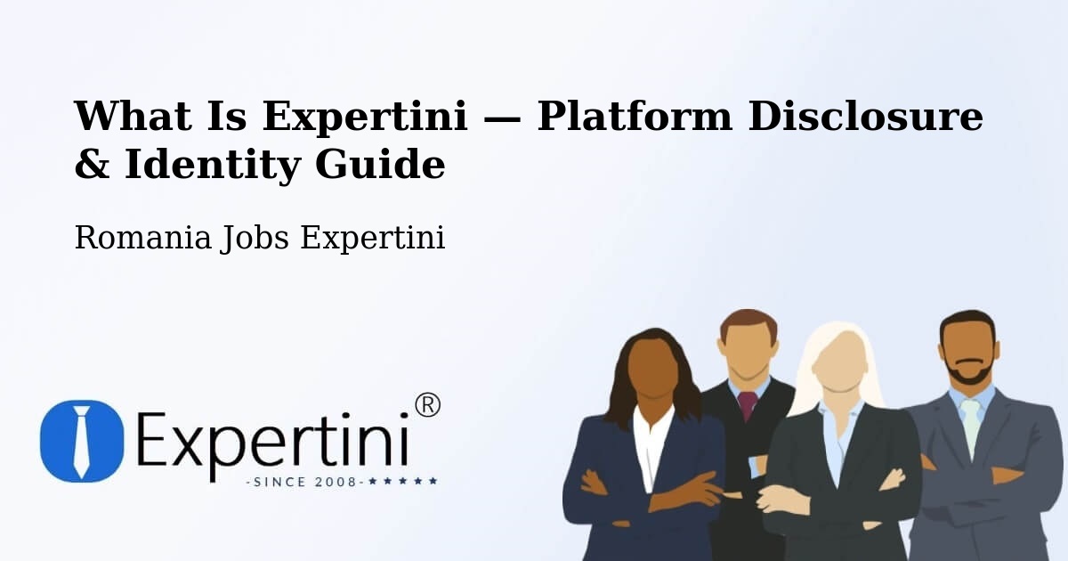 What Is Expertini — Platform Disclosure & Identity Guide – Corunca